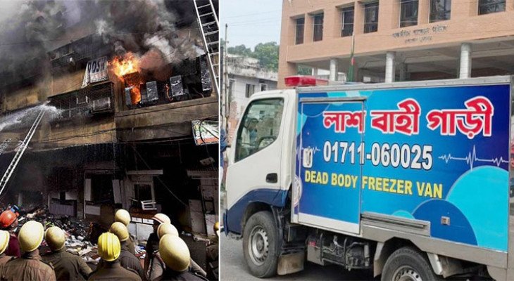 কলকাতার হোটেলে আগুন: দেশে ফিরল নিহত ৬ বাংলাদেশির মরদেহ